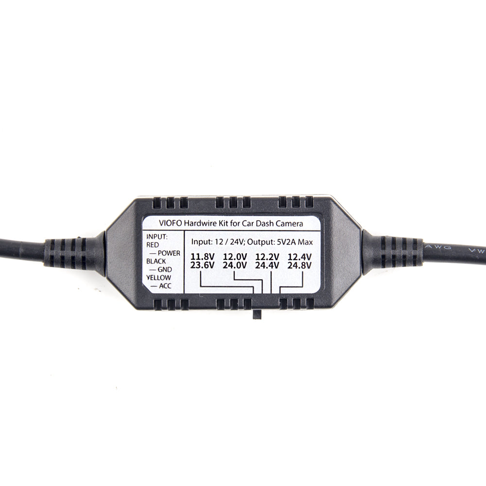 Dashcam HK3 Hardwire Parking Mode Power Cable Kit (Fits: Viofo)