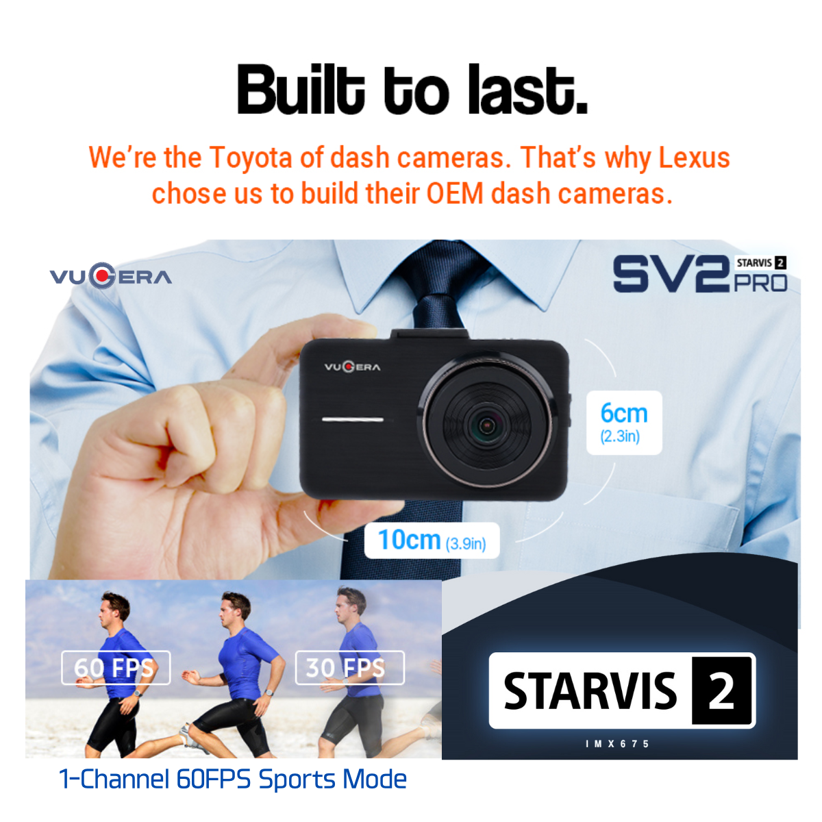 Vugera SV2 Pro 256GB 2CH OBD Plug & Play