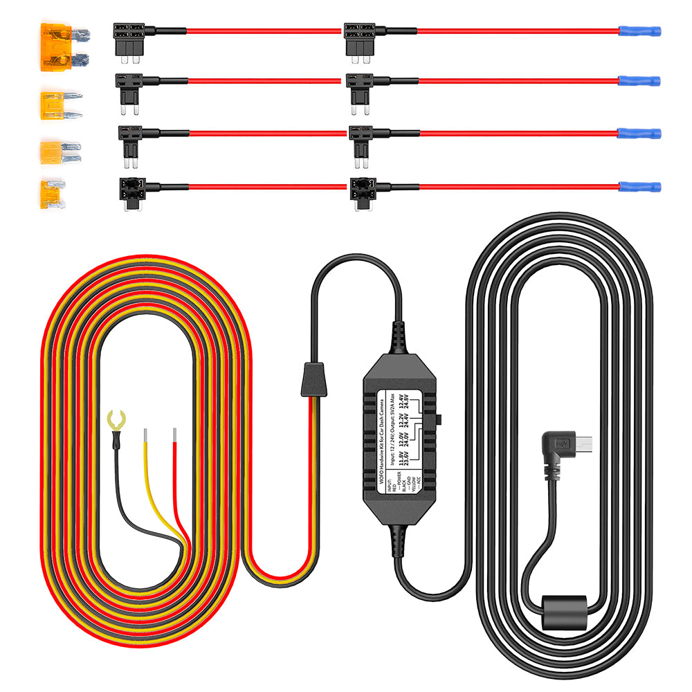 Dashcam HK3 Hardwire Parking Mode Power Cable Kit (Fits: Viofo)