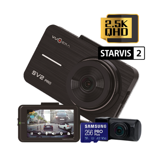 Vugera QX8+ 2.5K QHD-FHD 2 canales 32 GB
