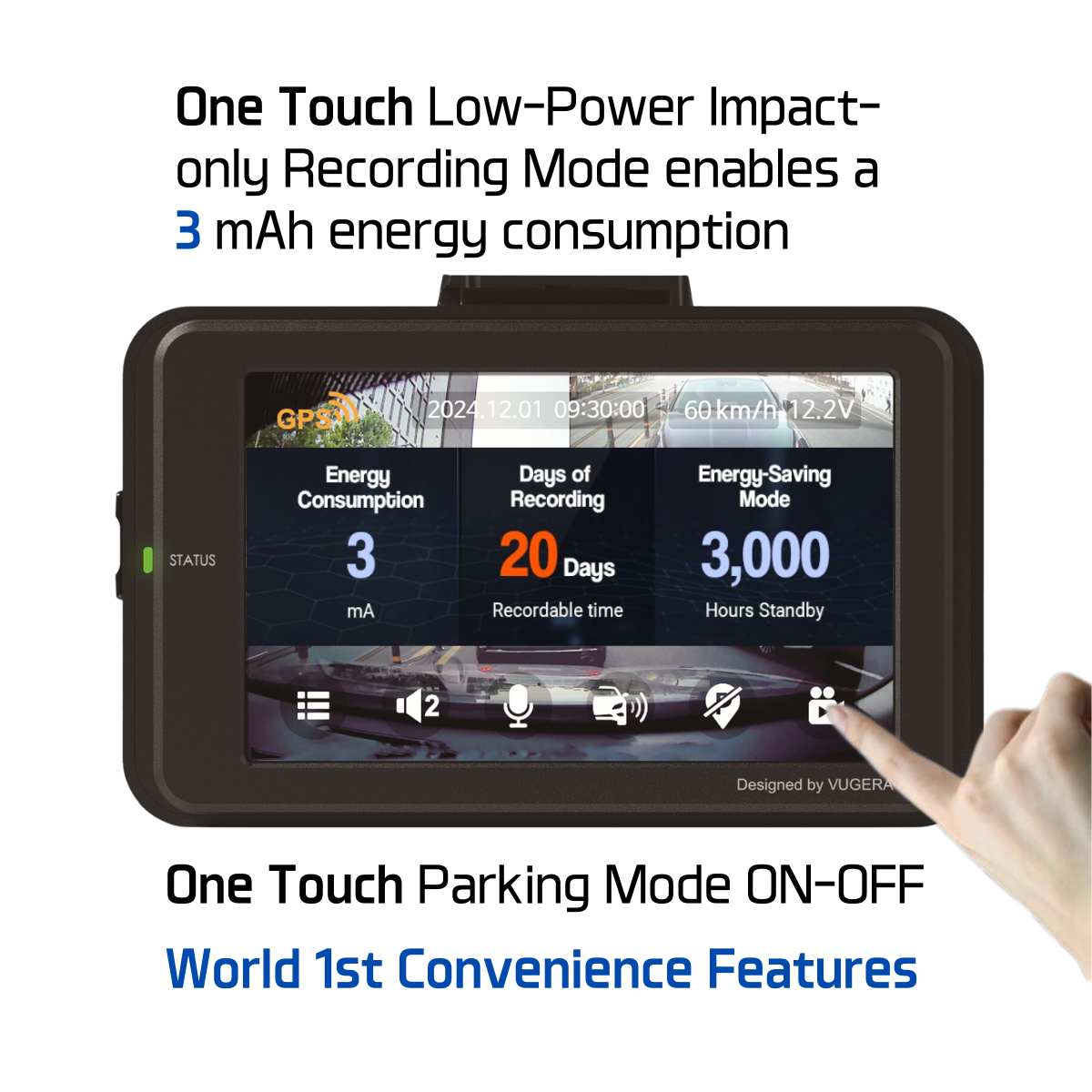 Vugera SV2 Pro 256GB 2CH OBD Plug & Play