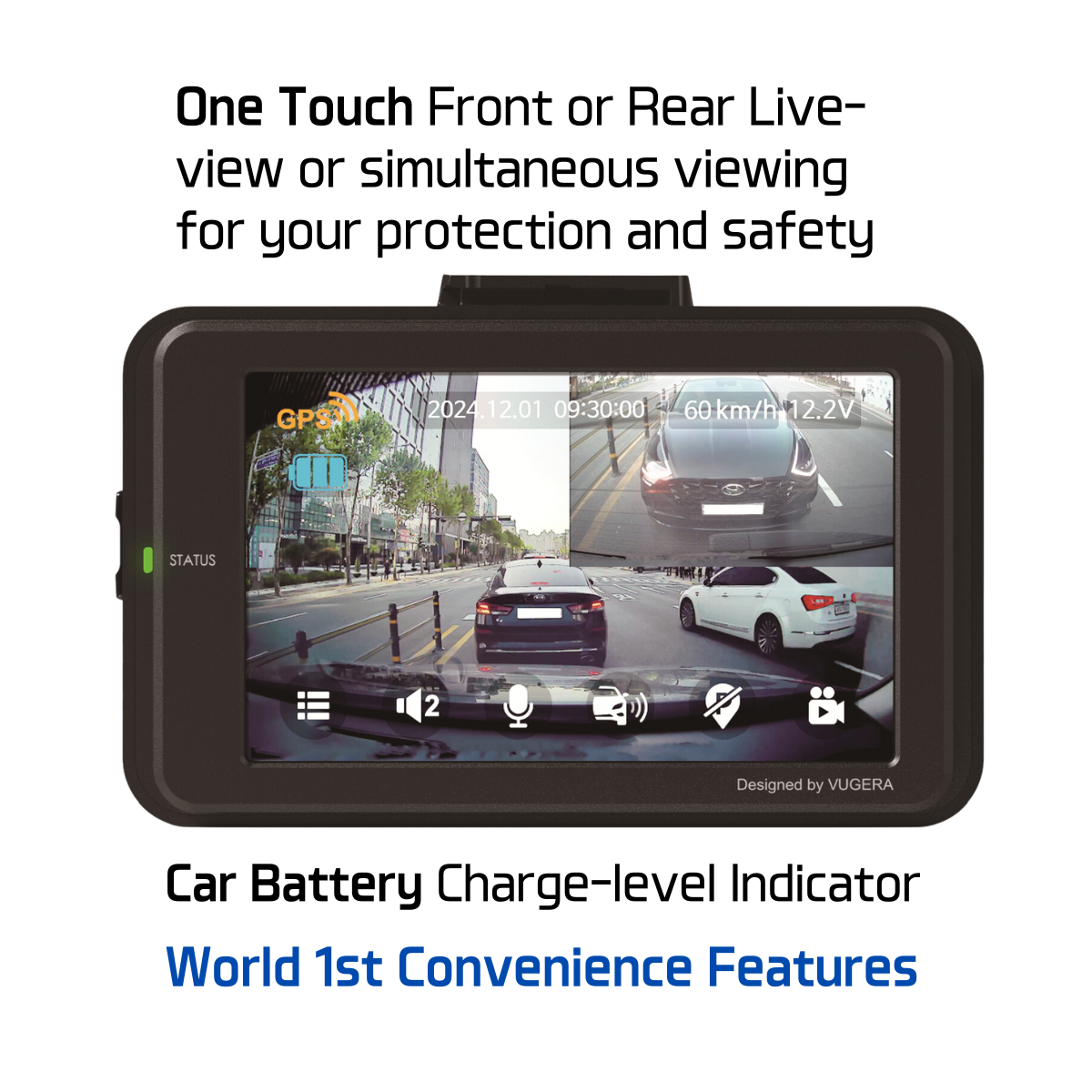 Vugera SV2 Pro 256GB 2CH OBD Plug & Play