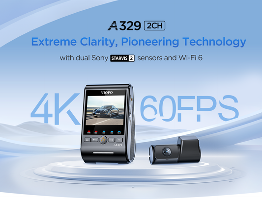 VIOFO A329 4K with 60FPS and Wi-Fi 6 Technology