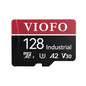 VIOFO 128GB Industrial Grade microSD Card U3 A2 V30 High Speed Memory Card with Adapter Support Ultra HD 4K Video Recording