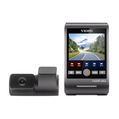 [Installed] VIOFO A229 Ultra Dual 4K 2CH HK4 128GB Package