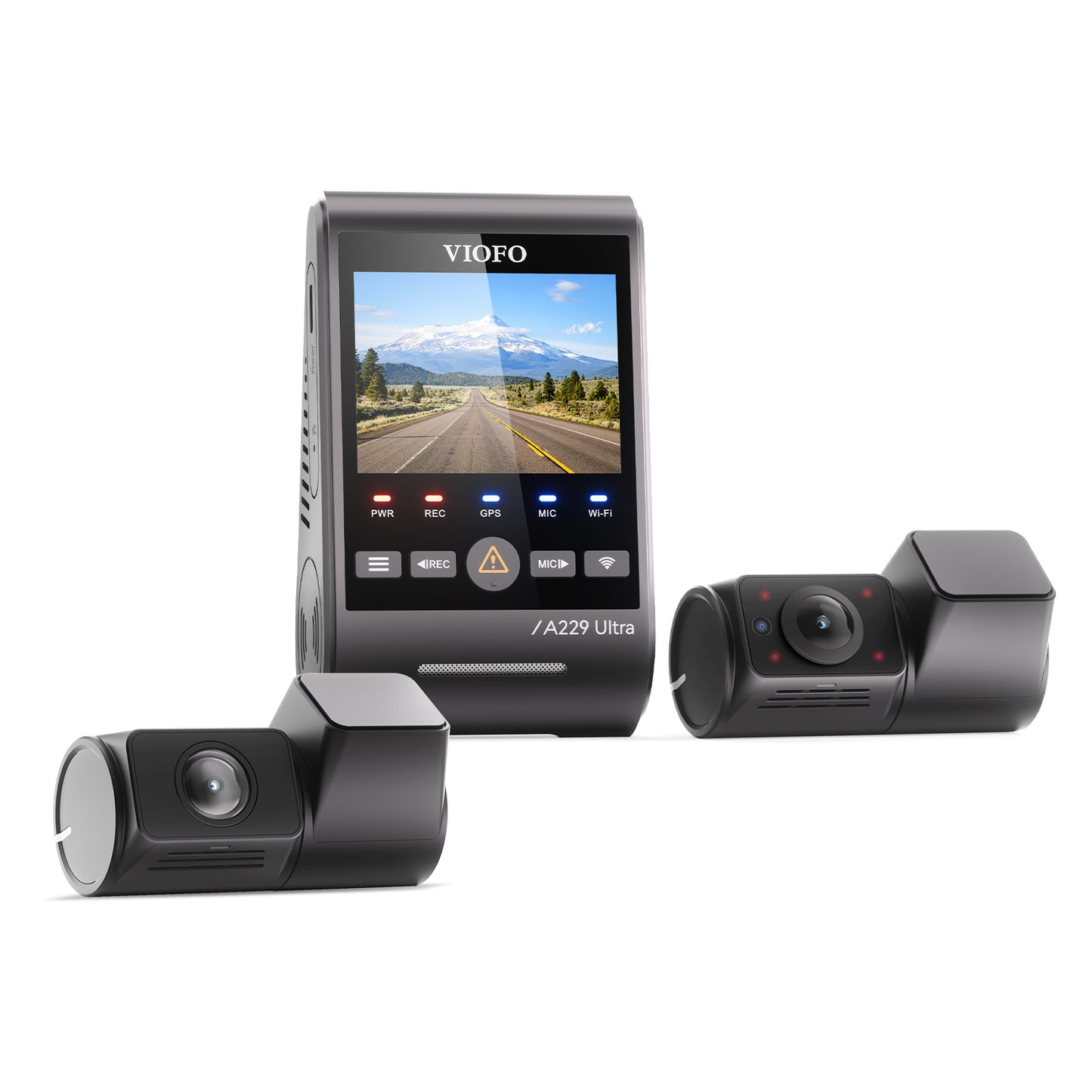 [Installed] VIOFO A229 Ultra Dual 4K + Fisheye Interior IR-Camera 3CH HK4 128GB Package