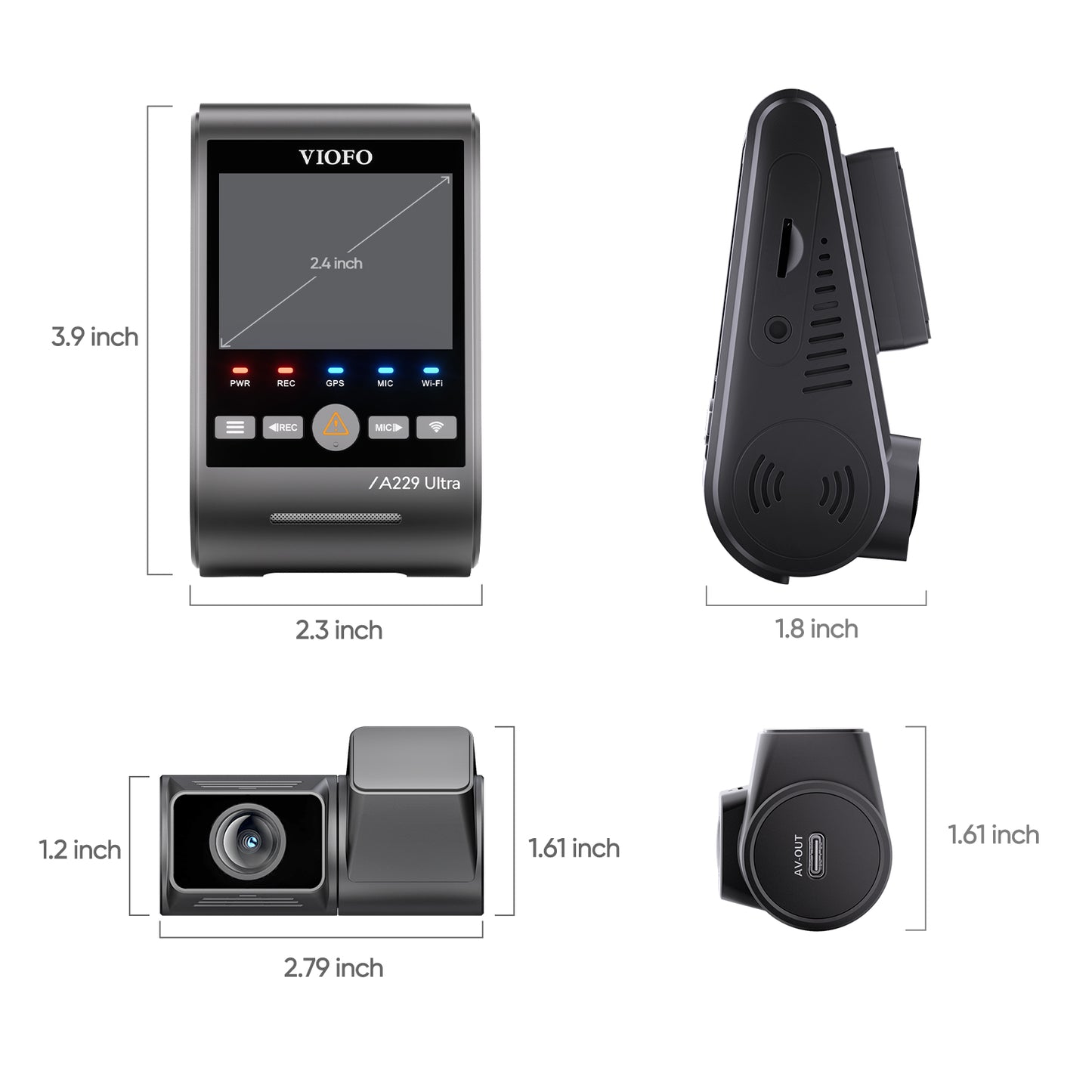 [Installed] VIOFO A229 Ultra Dual 4K 2CH HK4 128GB Package