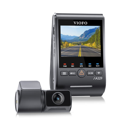 VIOFO A329S 4K 60FPS UHD + 2K 30FPS QHD 2-Channel Dash Cam