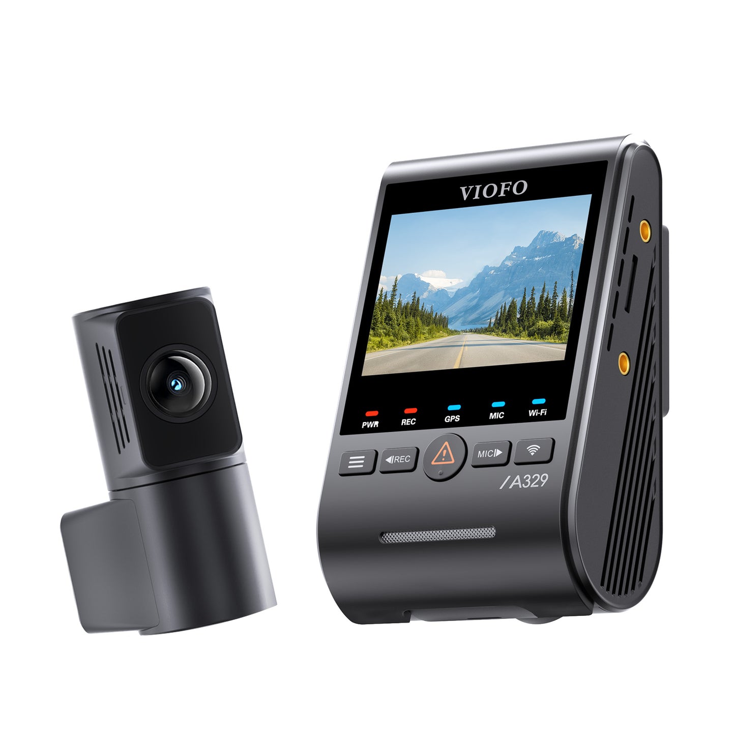 VIOFO A329S 4K 60FPS UHD + 2K 30FPS QHD 2-Channel Dash Cam