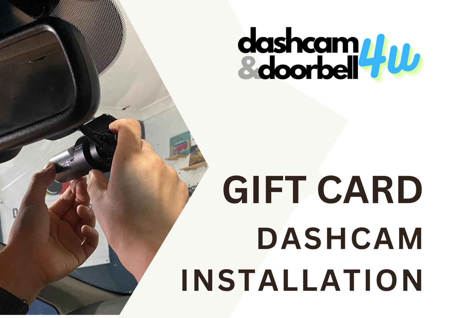 $50 Gift Card Dashcam Installation